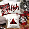 4pcs Christmas Velvet Pillow Covers