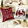 4pcs Christmas Velvet Pillow Covers